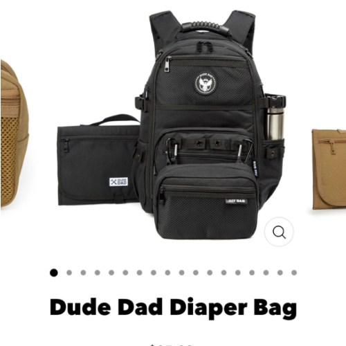 Dude Dad Diaper Bag