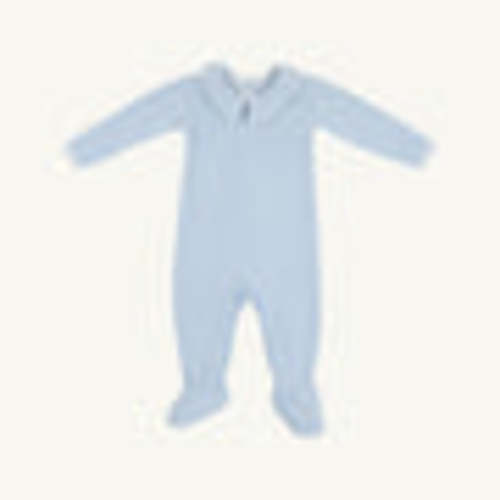 Rock Me Romper (Ribbed) - Buckhead Blue with Worth Avenue White