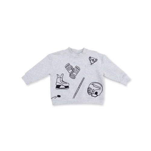 Drop Sleeve Sweatshirt, Hockey