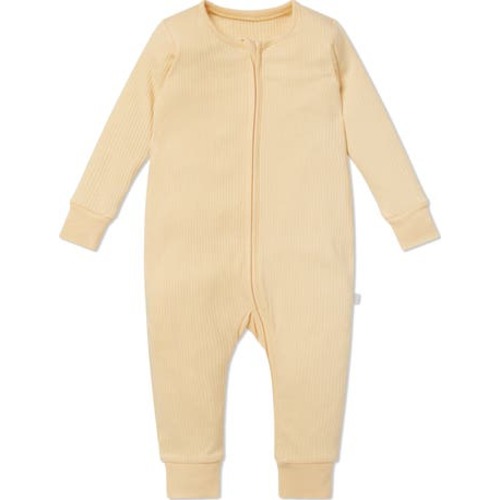 Rib Fitted One-Piece Romper, 9-12 M