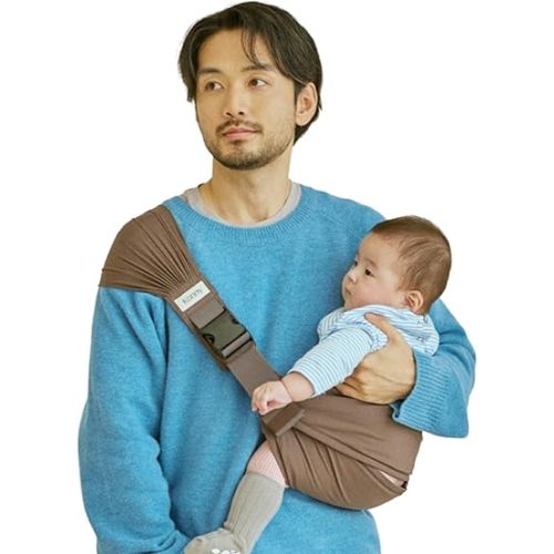 Konny Baby Carrier Hip Seat, Dual Support IHDI Certified with Two Safety Pads, Adjustable Wraps Sling Wearable One Size Fits All, Baby Essentials for 6 to 48 Months up to 44 lbs -Mocha