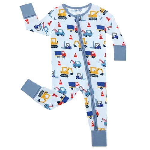 DREAMHALO Baby Boys Girls Romper Infant Toddler Unisex Long Sleeve Pants Jumpsuits Soft One Piece Bamboo Viscose