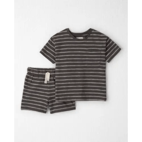 Toddler 2-Piece Top & Short Set Made with Organic Cotton in Stripes - Little Planet | Carter's