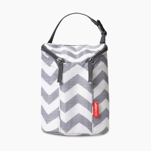 Skip Hop Grab & Go Double Bottle Bag - Chevron