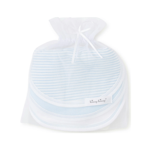 3pc Dotted Bib Set - Stripes