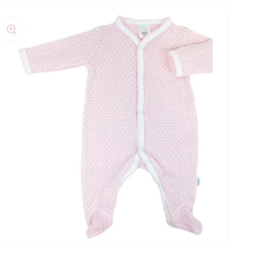 Paty Pink Knit Footie – Little Stitches & Co.