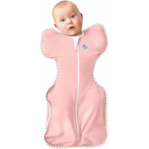 Love to Dream Swaddle UP, Baby Sleep Sack, Self-Soothing Swaddles for Newborns, Improves Sleep, Secure Fit Helps Calm Startle Reflex, New Born Essentials for Baby, 1.0 TOG, 5-8.5 lbs, Pink