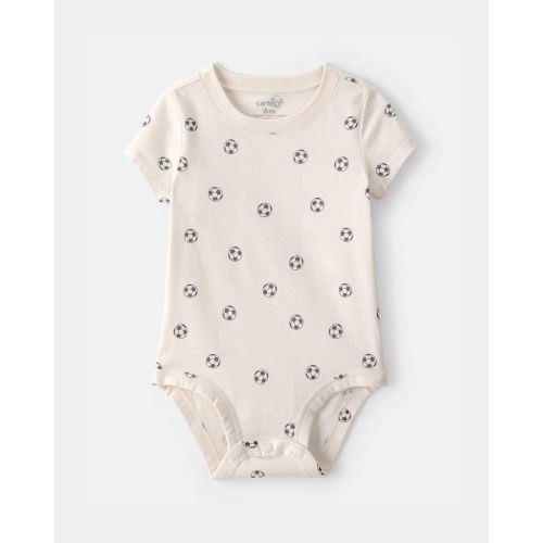 Baby Soccer Graphic Bodysuit - Ivory | Carter's
