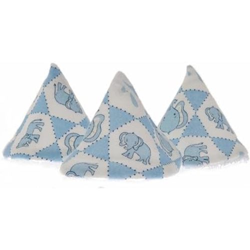 Beba Bean - Pee Pee Teepee for Baby Boy - Reusable & Washable Pee Shield for Diaper Changing - Baby Shower Gifts for Boys - Elephant Cotton Cloth - Laundry Bag - Set of 5 Covers