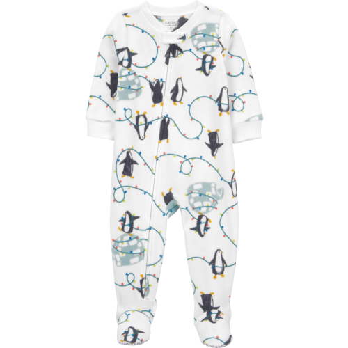 Carter's Child of Mine Baby and Toddler Holiday Pajama, One-Piece, Sizes 0/3M-5T