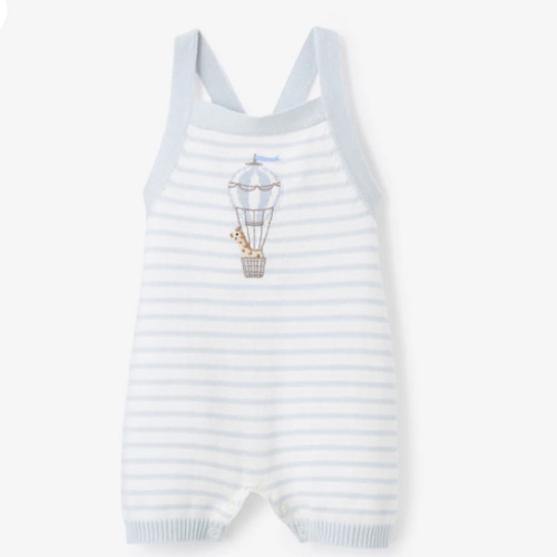 Up & Away Stripe Knit Overall – Elegant Baby