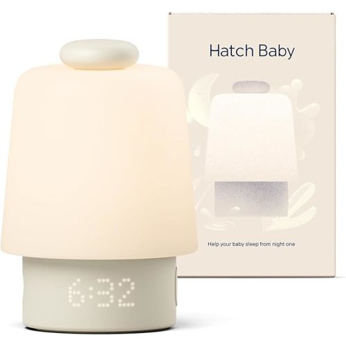 Hatch Baby Sound Machine, Night Light | Hatch Baby Model | Sleep Support | Registry Essential, Routine Builder, Time-to-Rise Alarm Clock, White Noise, Nursery Stories, Toddler Kids (Wi-Fi), Putty