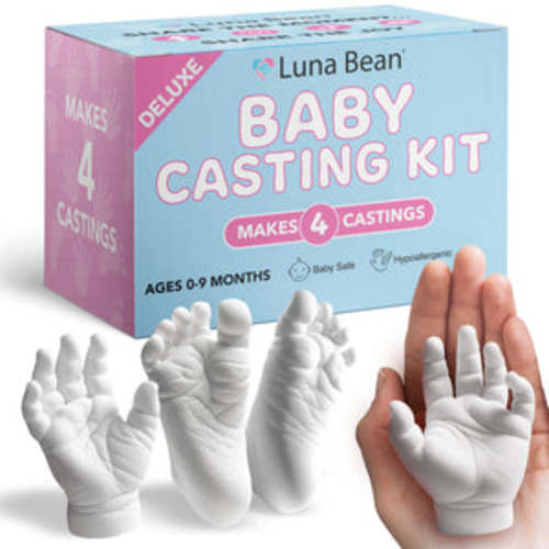 Baby Casting Kit: Luna Bean Deluxe Baby Casting Kit – Luna Bean - Casting Keepsakes