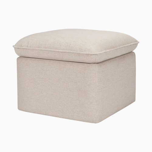 babyletto Cali Storage Ottoman - Performance Beach Eco Weave