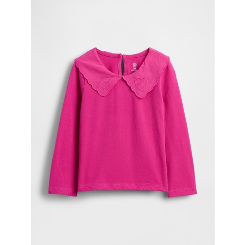 Baby & Toddler Heart Collar Top