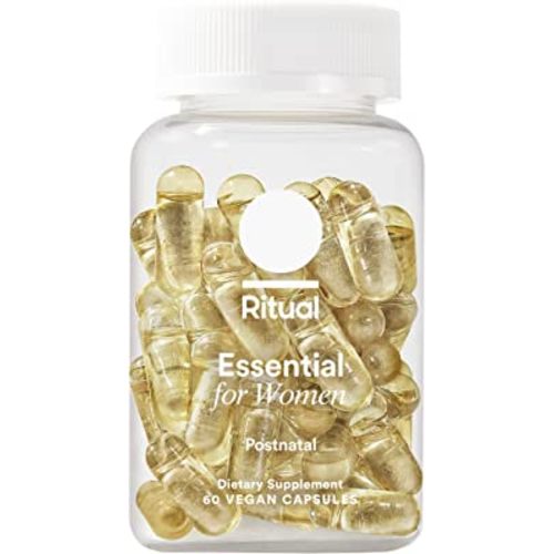 Ritual Essential for Women Postnatal Multivitamin - Postpartum Vitamin - Omega-3 DHA & Choline for Lactation Support, Vitamin A, C, D3 & Zinc for Immune Function Support*, B12, Iodine, Biotin, 30 Day