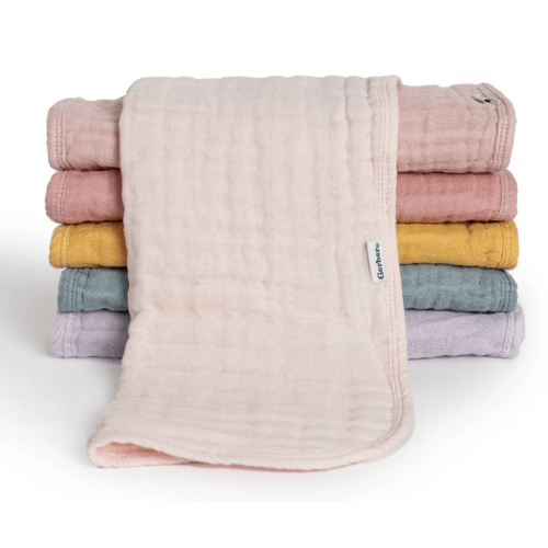 6-Pack Baby Girls Pastel Rainbow Muslin Burp Cloths – Gerber Childrenswear