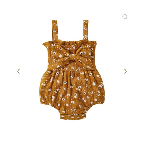 Flower & Dot Bow Onesie – The Ollie Bee