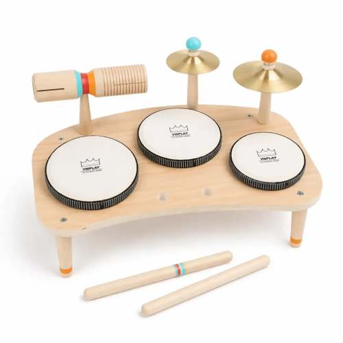 Kids Drum Set | Montessori Wooden Musical Toys – Joyreal