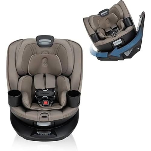 Maxi-Cosi Andi 360° Rotating All-in-One Convertible Car Seat, 10 Years of Use, Rear-Facing to Booster, Effortless Recline