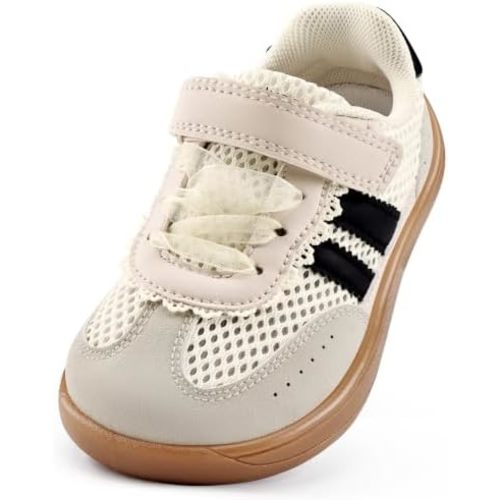 WateLves Toddler Little Kids Wide Barefoot Shoes Girls Boys Breathable Minimalist Zero Drop Sneakers Lightweight Wide Toe Walking Shoes
