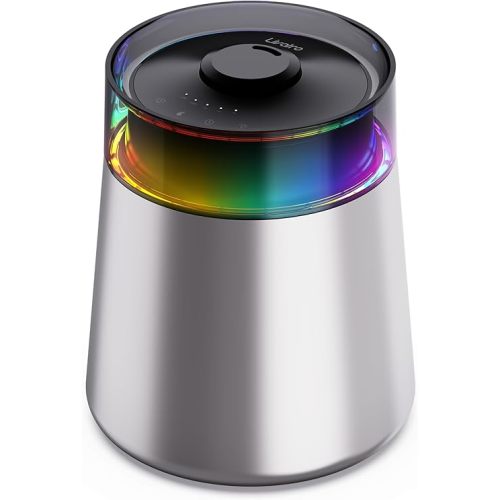 7L Ultrasonic Stainless Steel Cool Mist Humidifier for Bedroom & Large Room, Top Fill, Ultra Quiet 24dB, 3 Mist Levels, Easy Clean Dishwasher Safe Humidifier for Living Room Office