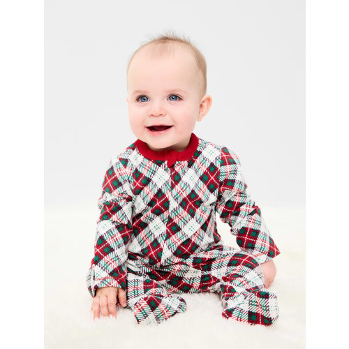 SoftMode 2-Way-Zip Sleep & Play Footed One-Piece for Baby