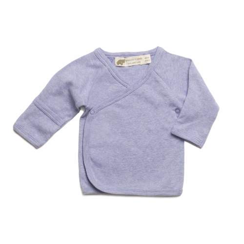 Hello Baby Top (Purple Heather)