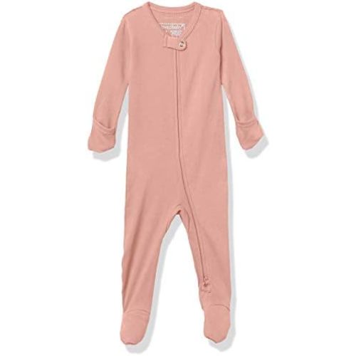 L'ovedbaby Unisex Organic Baby Zipper Footie