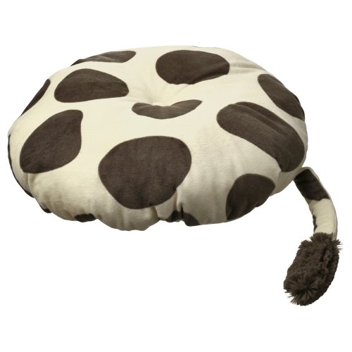SANDLÖPARE Stool cover - beige brown/giraffe pattern 15 "