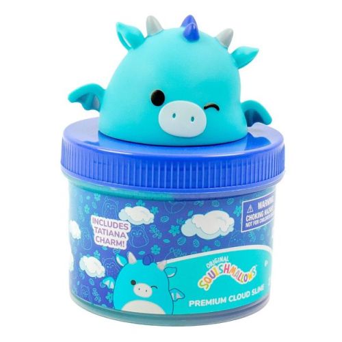 Squishmallows Slime Jar Top Tatiana Blue Raspberry Scented Slimes and Putties: Educational Focus on Gross Motor Skills