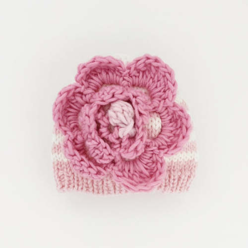 Parfait Pink Ziggy Beanie Hat for Babies, Toddlers & Kids - Huggalugs