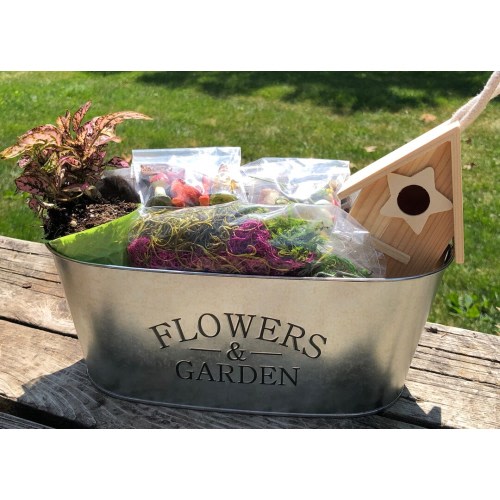 DIY Fairy Garden Kit | Fairy Garden | Gifts for Girls | Gifts for Kids | Fairy Garden Party | Easter Basket | Mother's Day Gift