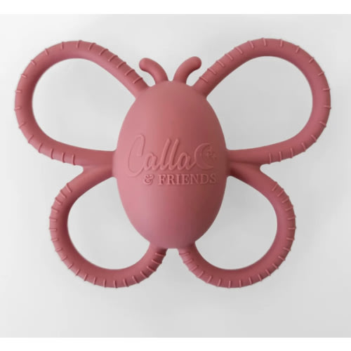 Garden Party Collection - Butterfly Rattle Teether – Calla and Friends