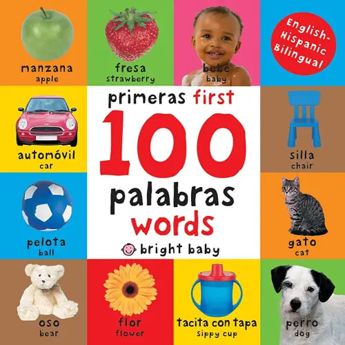 Macmillan Publishers First 100 Words / Primera 100 Palabras (Spanish-English Bilingual)