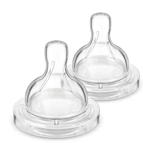 Philips Avent Anti-Colic Baby Bottle Flow 2 Nipple, 2pk, SCY762/02