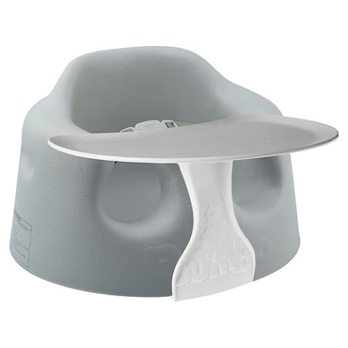 Bumbo Baby Floor Seat, Sit Up Activity & Eating Chair with Tray, Monsoon