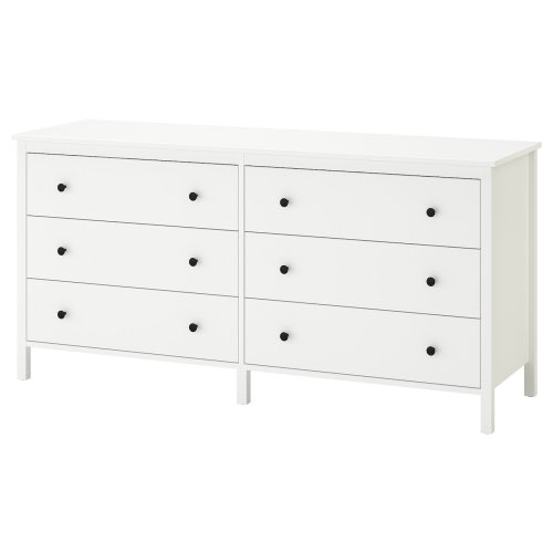 KOPPANG Chest of 6 drawers - white 172x83 cm