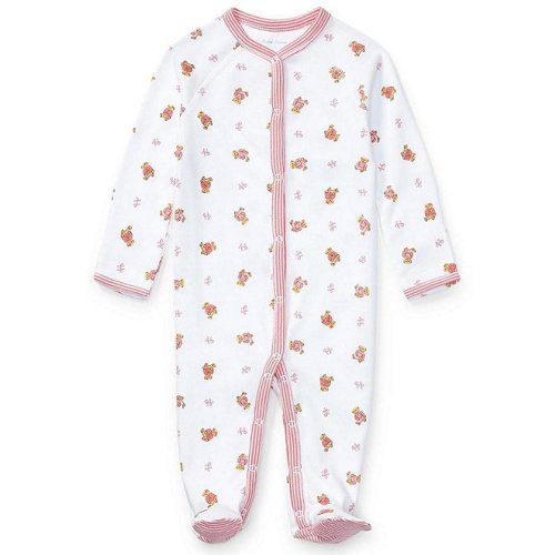 Ralph Lauren Childrenswear Baby Girls Polo Bear/Stripe Layette 4-Piece Set | Dillard's