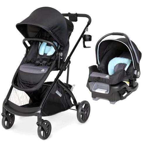 Baby Trend Sonar™ Switch 6-in-1 Modular Stroller Travel System with Ally 35 Infant Car Seat, Desert Blue