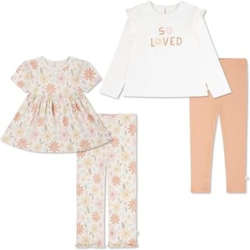 HUGGIES baby-girls Multi-pack Outfit Set