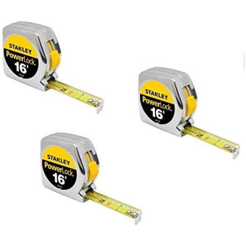 Stanley Tools 33-116 16ft. Powerlock Tape Rule (3-Pack)