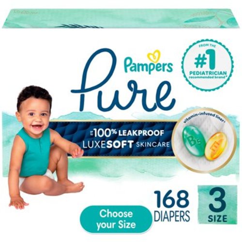 Pampers Pure Protection Diapers, Sizes 1-6 - Samsclub.com