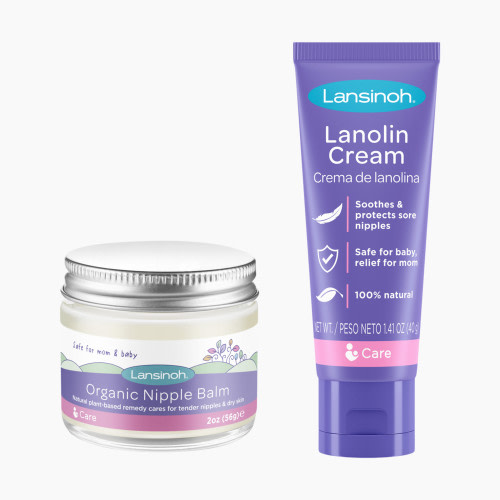 Lansinoh Lanolin and Organic Balm Bundle - Unscented