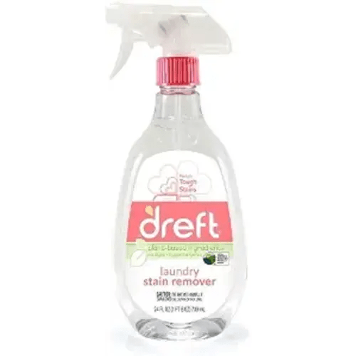 Dreft Stain Remover for Baby Clothes, Laundry Stain Remover Spray, Hypoallergenic Stain Treater, 22 Fl oz (Pack of 2)