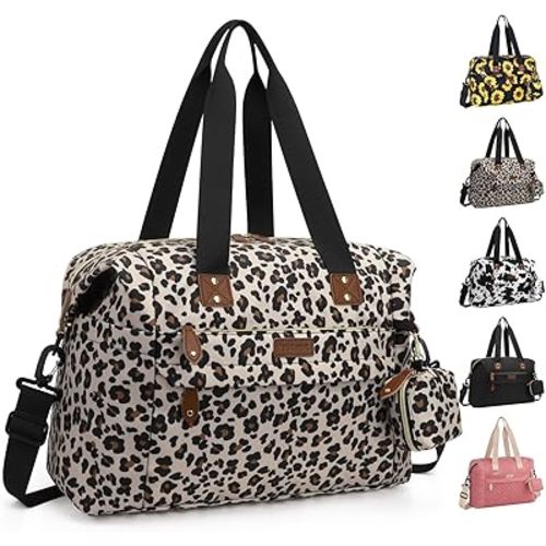Pritent Diaper Bag Tote Waterproof Maternity Baby Bags with Pacifier Case