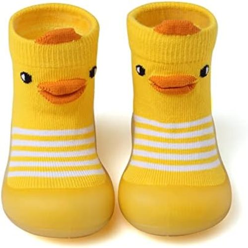 Baby Sock Shoes Toddler Cartoon Soft Rubber Sole Non Slip Indoor Floor Slipper for Infant Boys Girls
