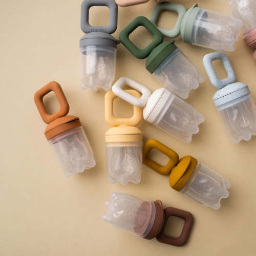 Tétine Alimentaire en Silicone - Rose