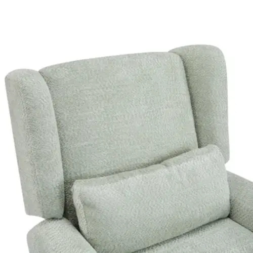 Red Barrel Studio® Power Recliner Chair Swivel,Upholstered 360° Swivel Recliner With Gold 5 Star Base | Wayfair