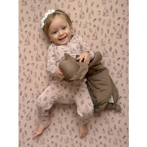 Doe.Re.Mi Light Pink Convertible Footie Pajamas | günamüna